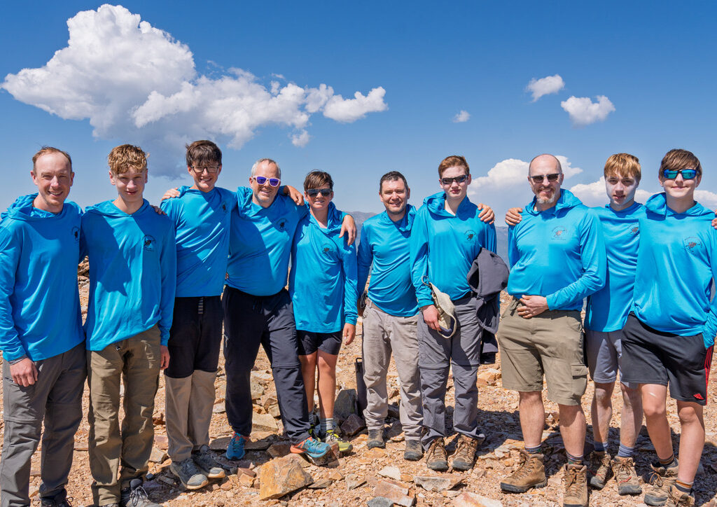 Troop 5 2025 June Philmont Baldy Mountain