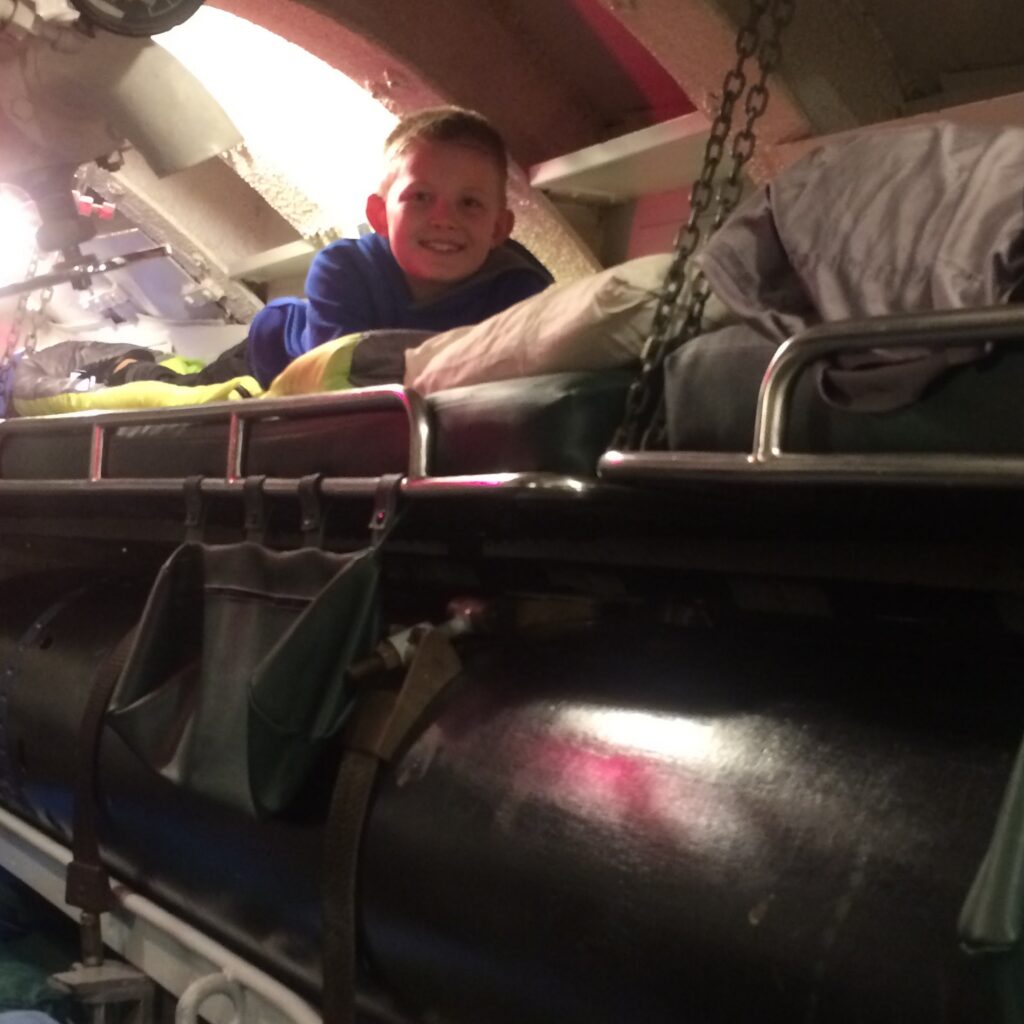 submarine sleeping